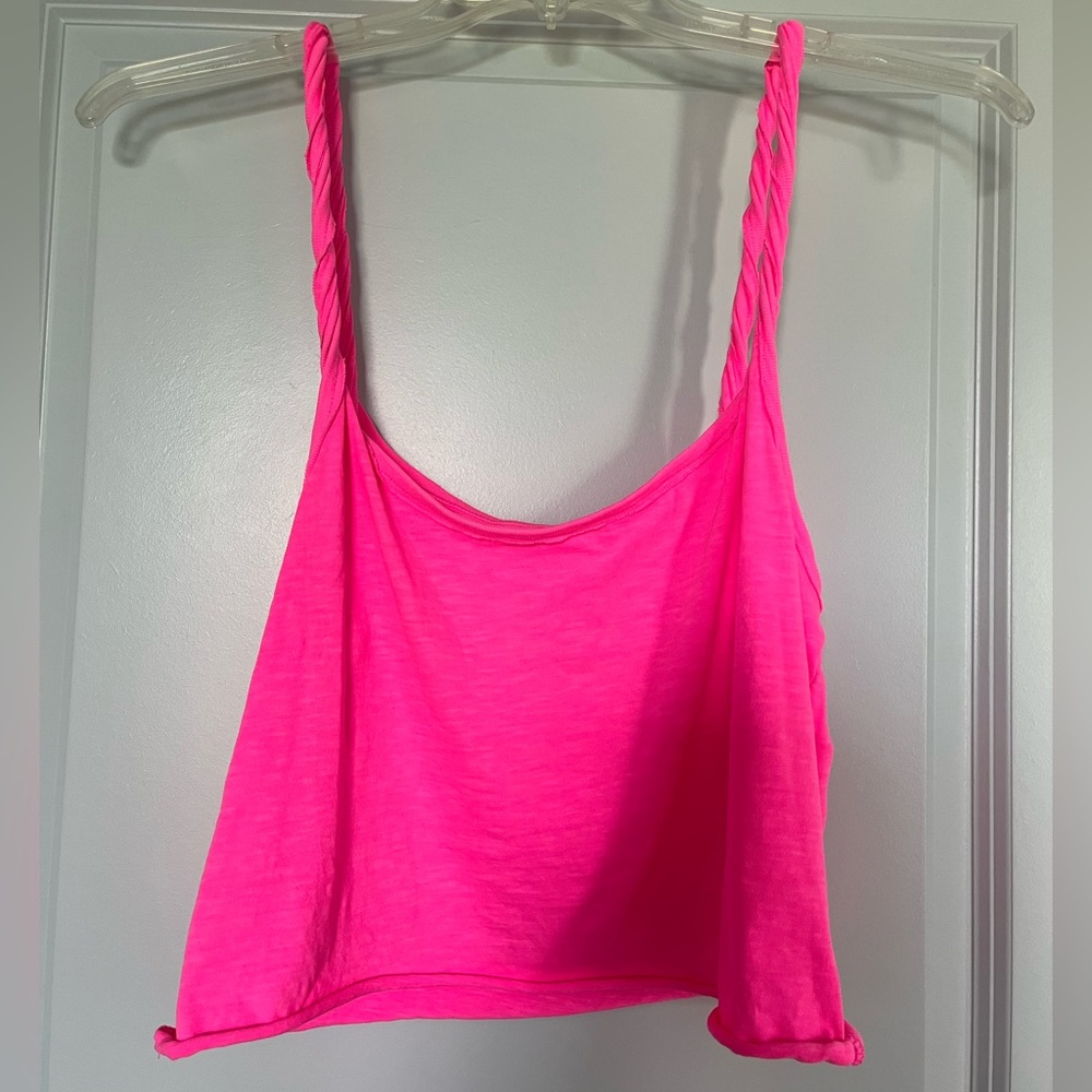 aerie hot pink tank top